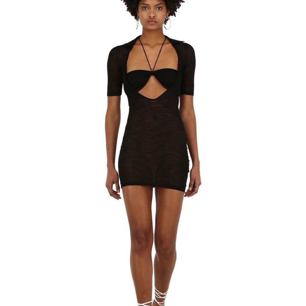 Jacquemus Black 'La Robe Piana' Dress